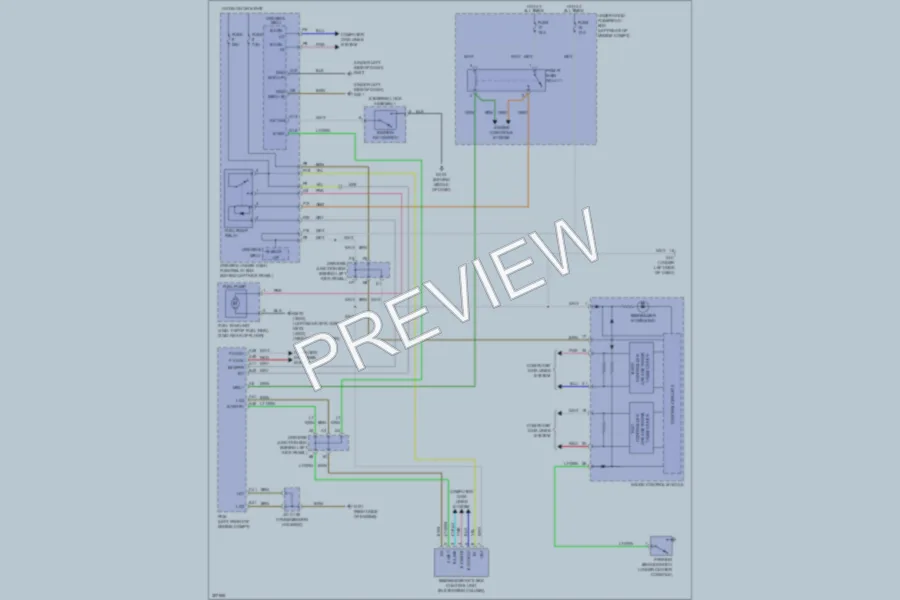 2010 Honda AccordCrosstour Anti Theft wiring diagram preview
