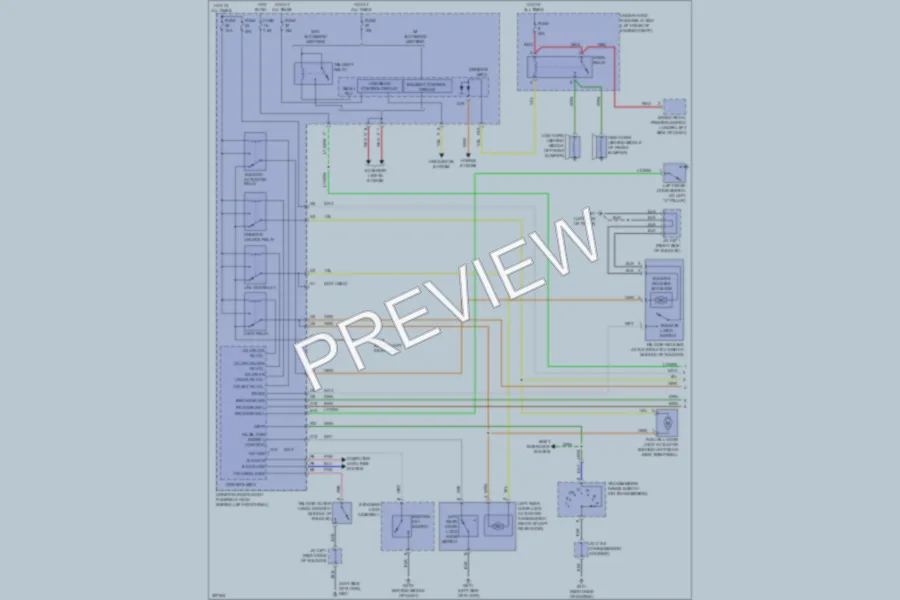2010 Honda AccordCrosstour Power Door Locks wiring diagram preview