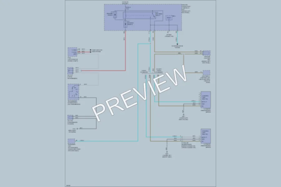 2010 Honda AccordCrosstour Power Mirrors wiring diagram preview