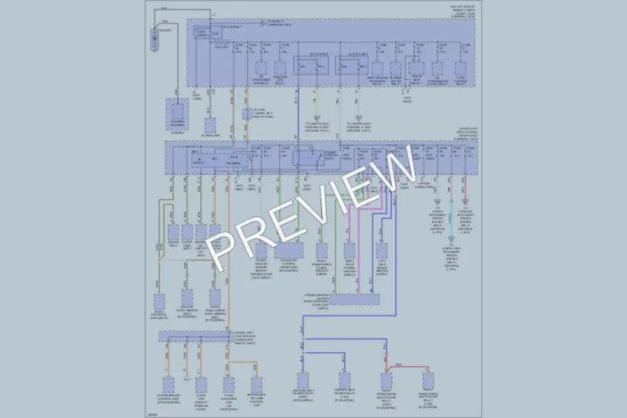 2010 Honda CRV Power Distribution wiring diagram preview