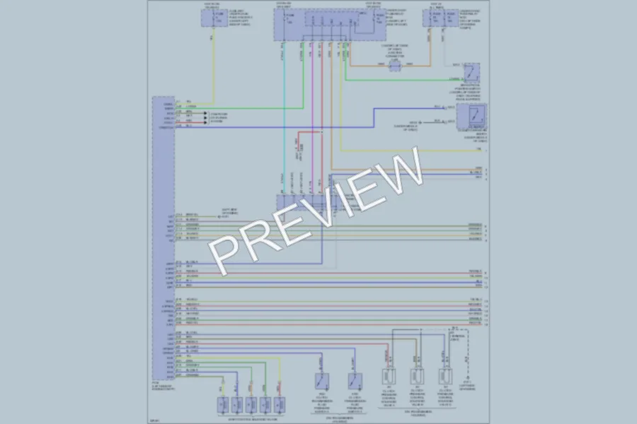 2010 Honda CRV Transmission wiring diagram preview
