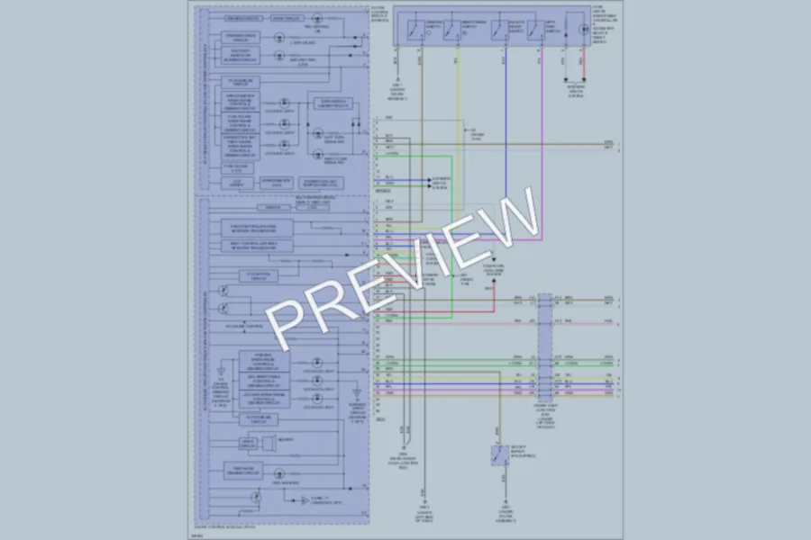 2010 Honda Civic Instrument Cluster wiring diagram preview