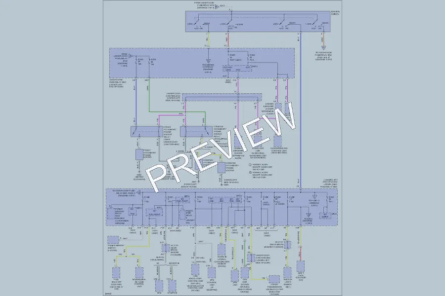 2010 Honda Civic Power Distribution wiring diagram preview
