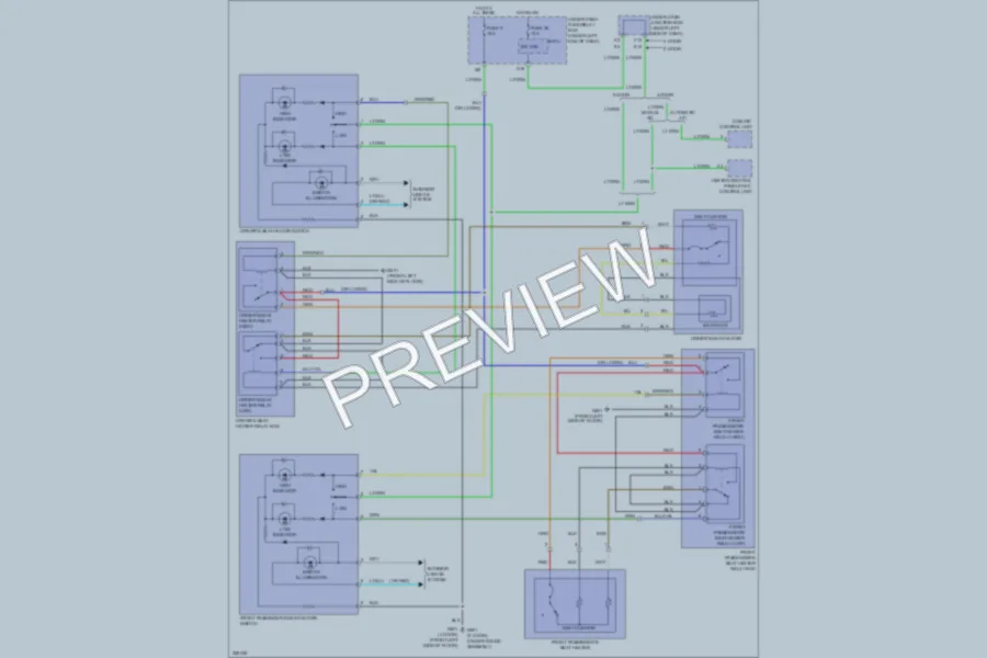2010 Honda Civic Power Seats wiring diagram preview