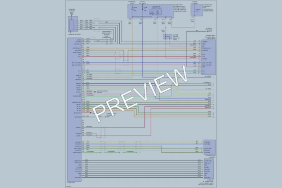 2010 Honda Element Radio wiring diagram preview
