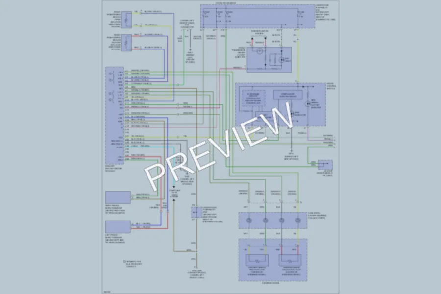 2010 Honda Element Supplemental Restraints wiring diagram preview