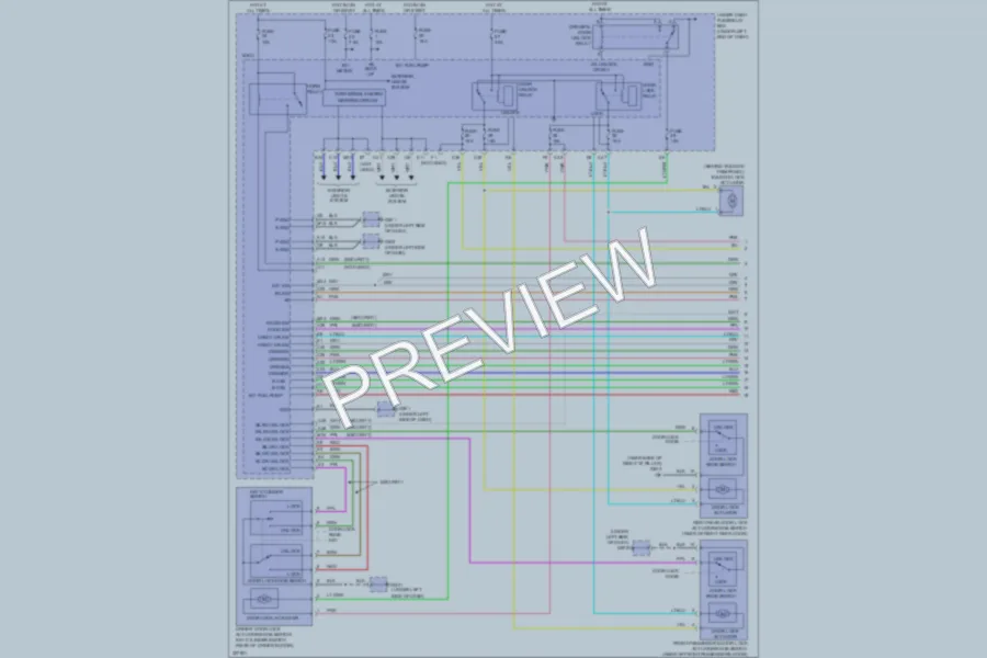 2010 Honda Fit Anti Theft wiring diagram preview