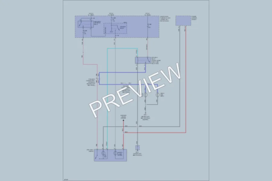 2010 Honda Fit Headlights wiring diagram preview