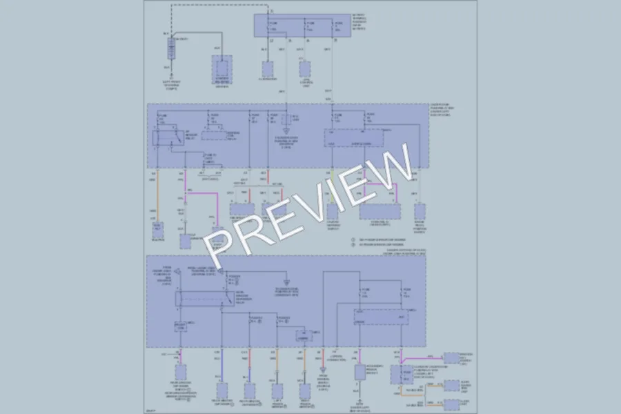 2010 Honda Fit Power Distribution wiring diagram preview