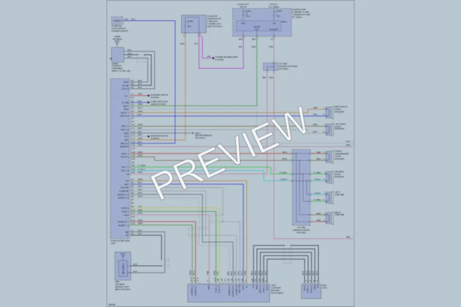 2010 Honda Fit Radio wiring diagram preview