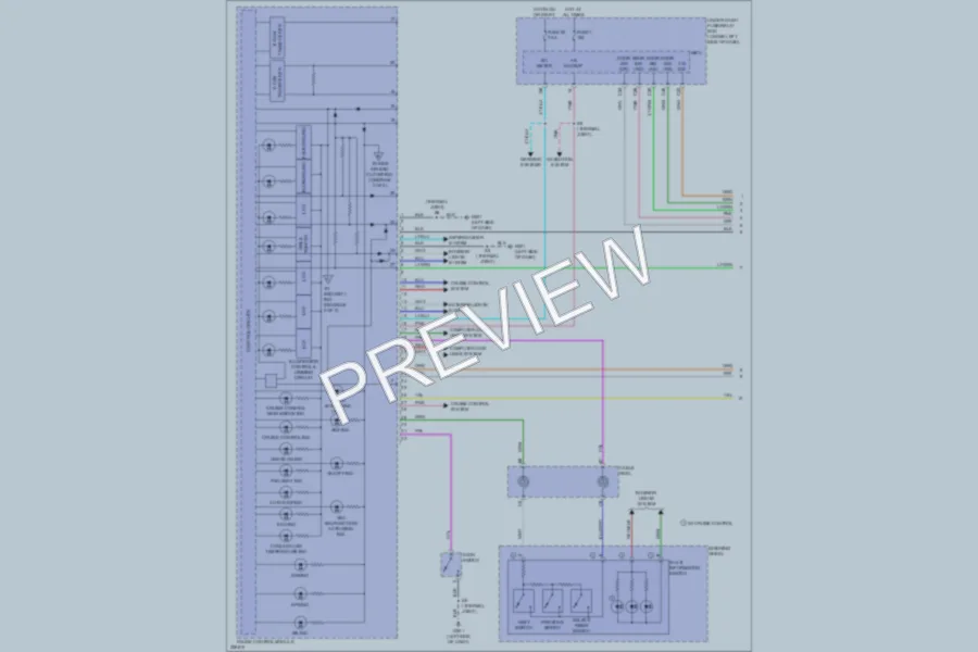 2010 Honda Insight Instrument Cluster wiring diagram preview