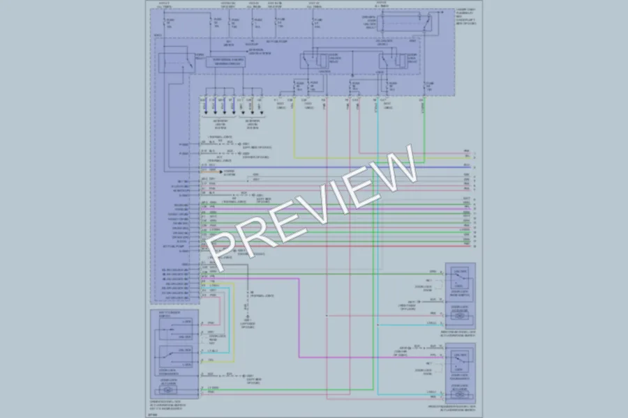 2010 Honda Insight Power Door Locks wiring diagram preview