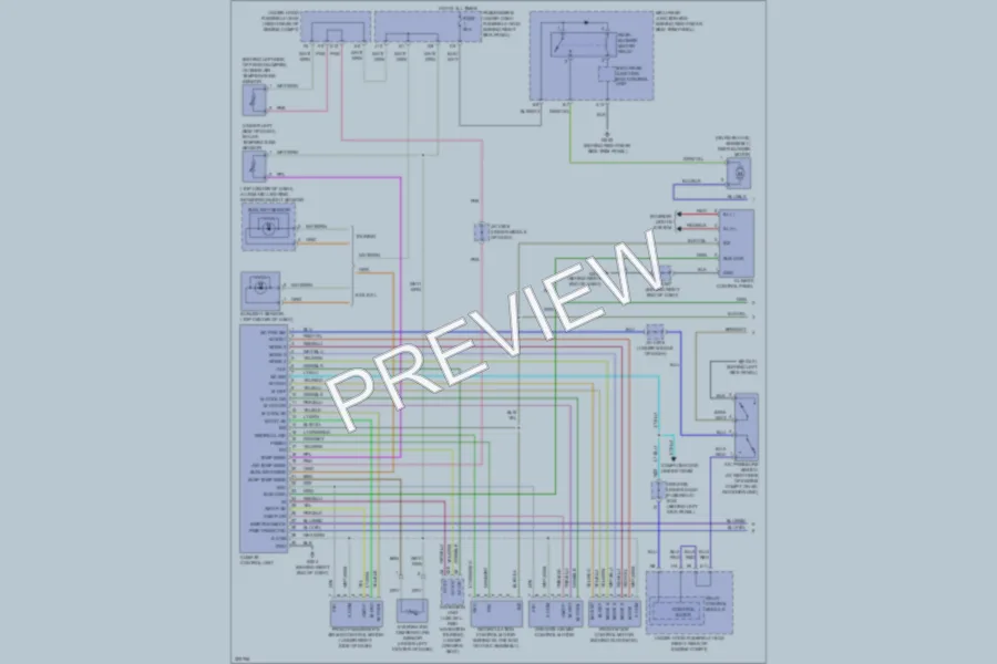 2010 Honda Odyssey Air Conditioning wiring diagram preview