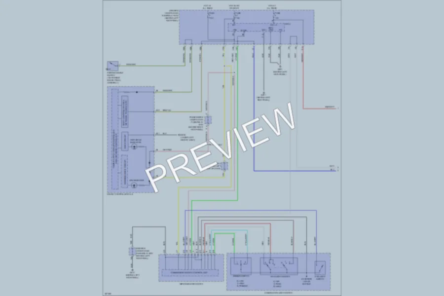 2010 Honda Odyssey Headlights wiring diagram preview