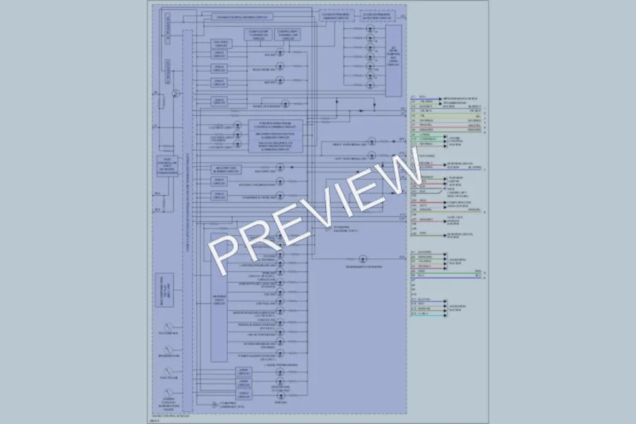 2010 Honda Odyssey Instrument Cluster wiring diagram preview