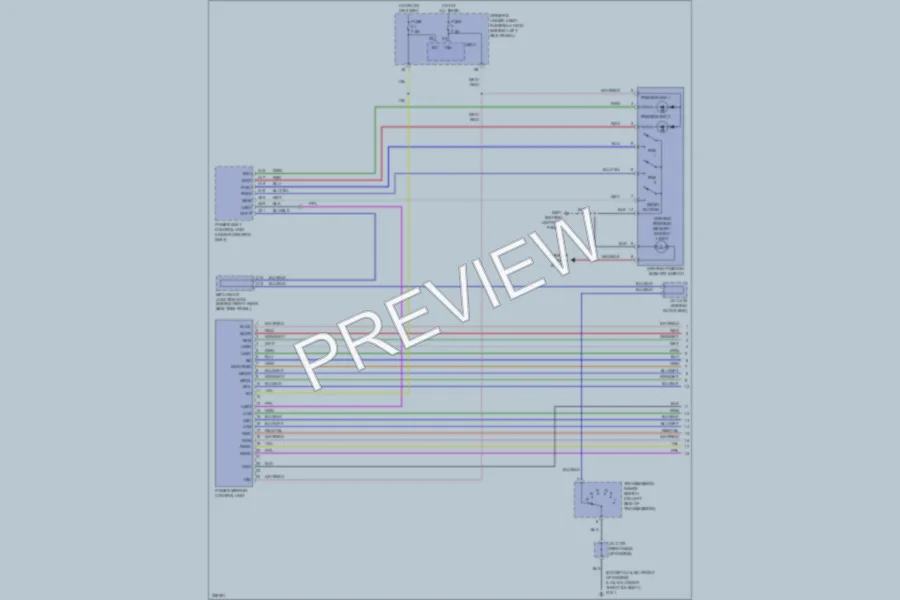 2010 Honda Odyssey Memory Systems wiring diagram preview