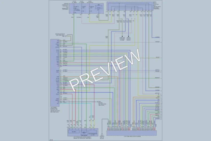 2010 Honda Odyssey Trunk Tailgate Fuel Door wiring diagram preview