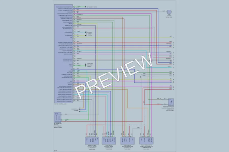 2010 Honda Pilot Air Conditioning wiring diagram preview