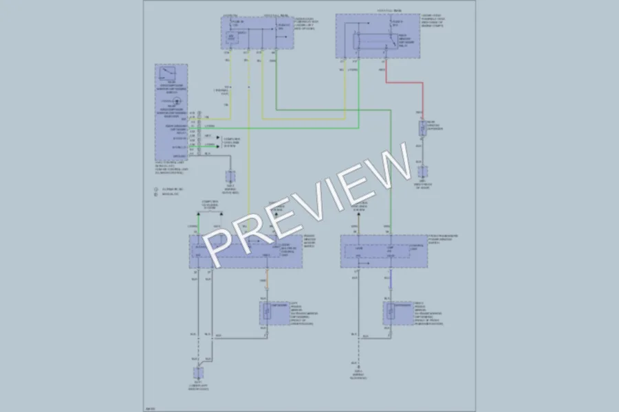 2010 Honda Pilot Defoggers wiring diagram preview