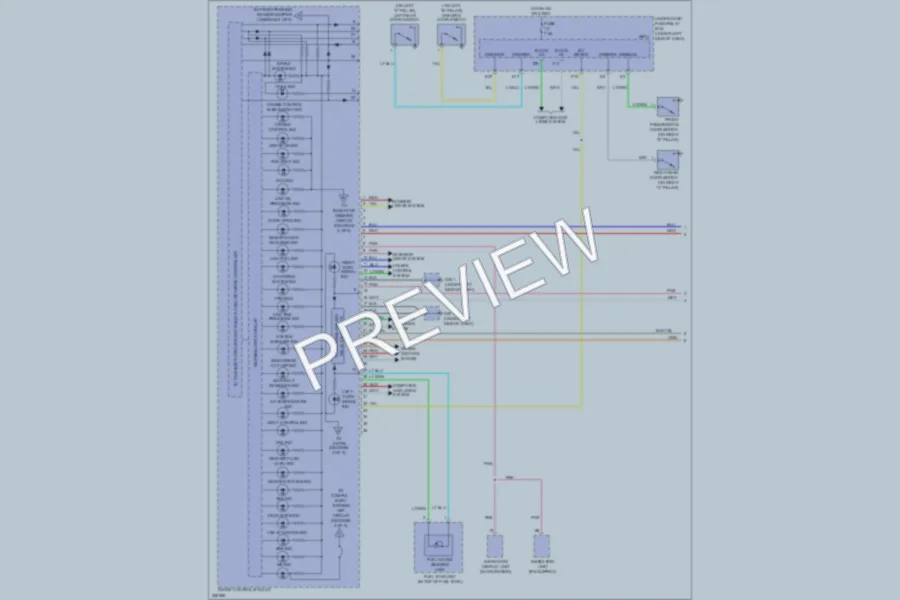 2010 Honda Pilot Instrument Cluster wiring diagram preview
