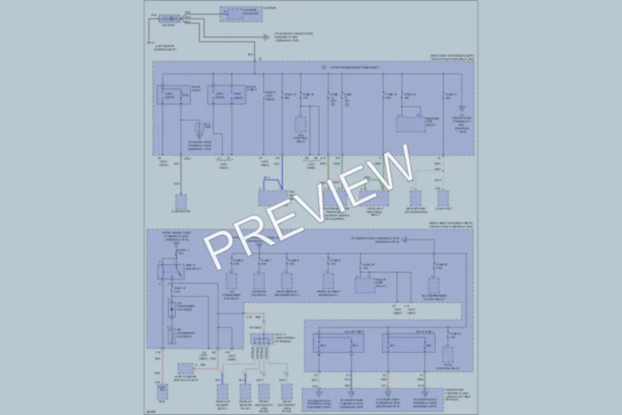 2010 Honda Pilot Power Distribution wiring diagram preview