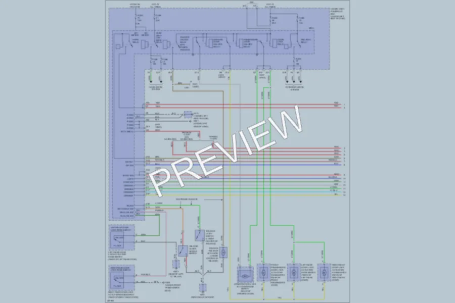 2010 Honda Pilot Power Door Locks wiring diagram preview