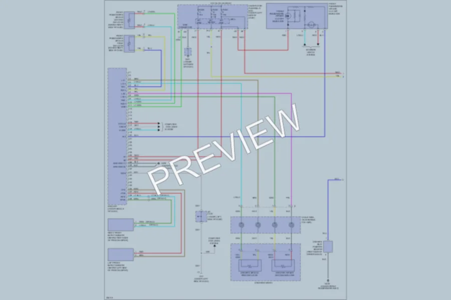 2010 Honda Pilot Supplemental Restraints wiring diagram preview