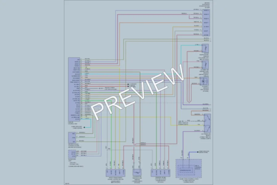 2010 Honda Ridgeline Air Conditioning wiring diagram preview