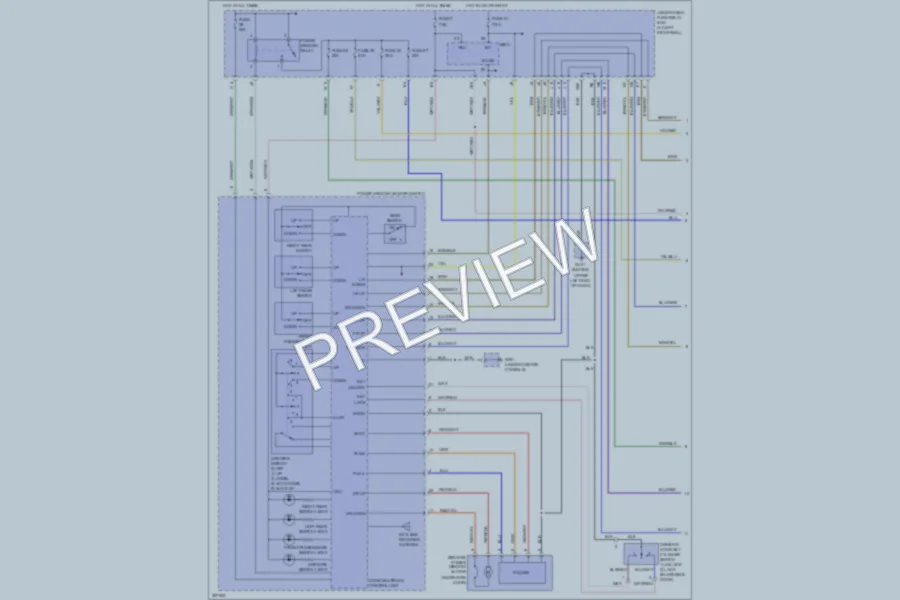2010 Honda Ridgeline Power Windows wiring diagram preview