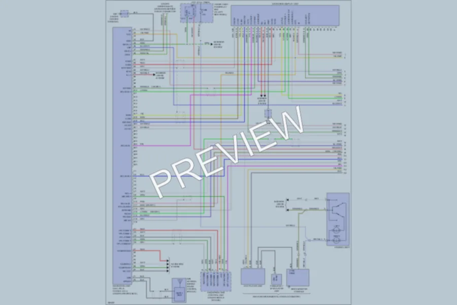 2010 Honda Ridgeline Radio wiring diagram preview