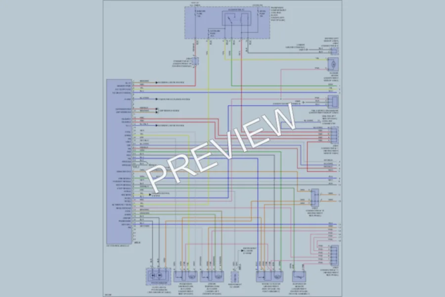 2010 Hyundai Azera Air Conditioning wiring diagram preview