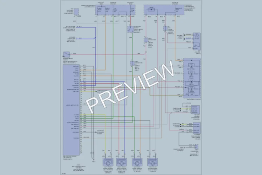 2010 Hyundai Azera Anti Lock Brakes wiring diagram preview