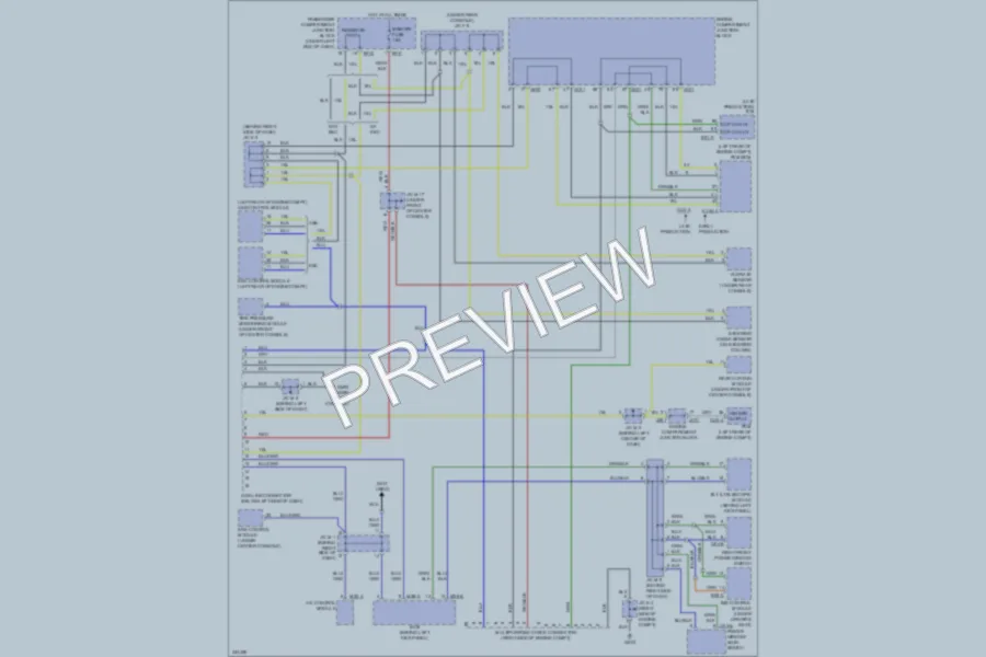2010 Hyundai Azera Computer Data Lines wiring diagram preview