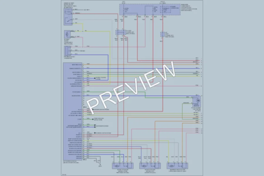 2010 Hyundai Elantra Air Conditioning wiring diagram preview