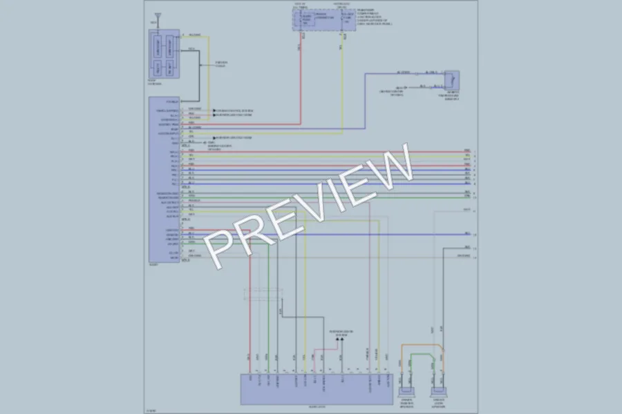 2010 Hyundai Elantra Radio wiring diagram preview