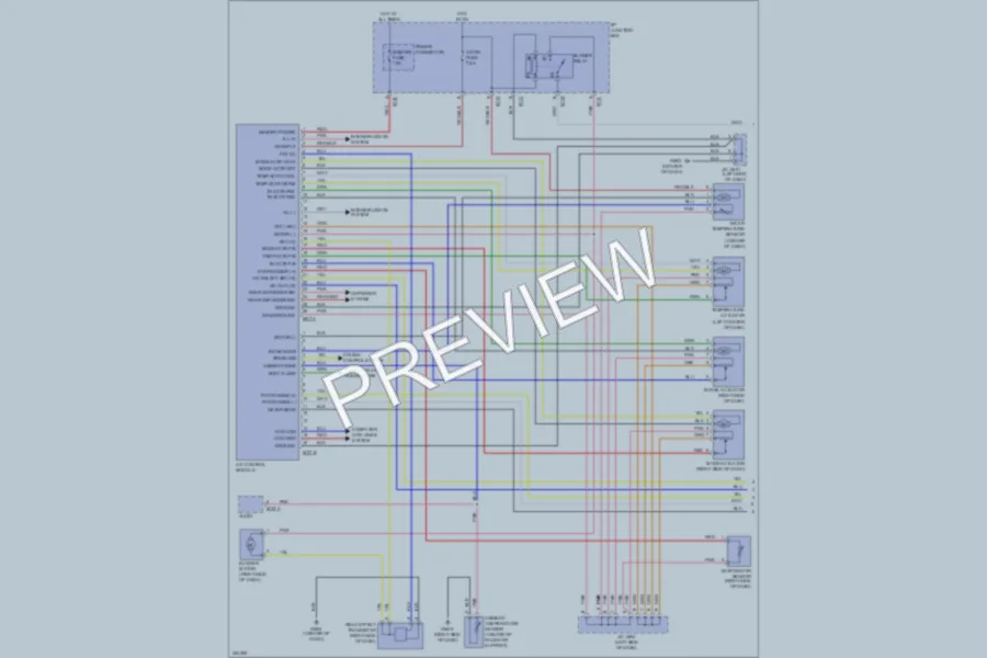 2010 Hyundai Genesis Air Conditioning wiring diagram preview