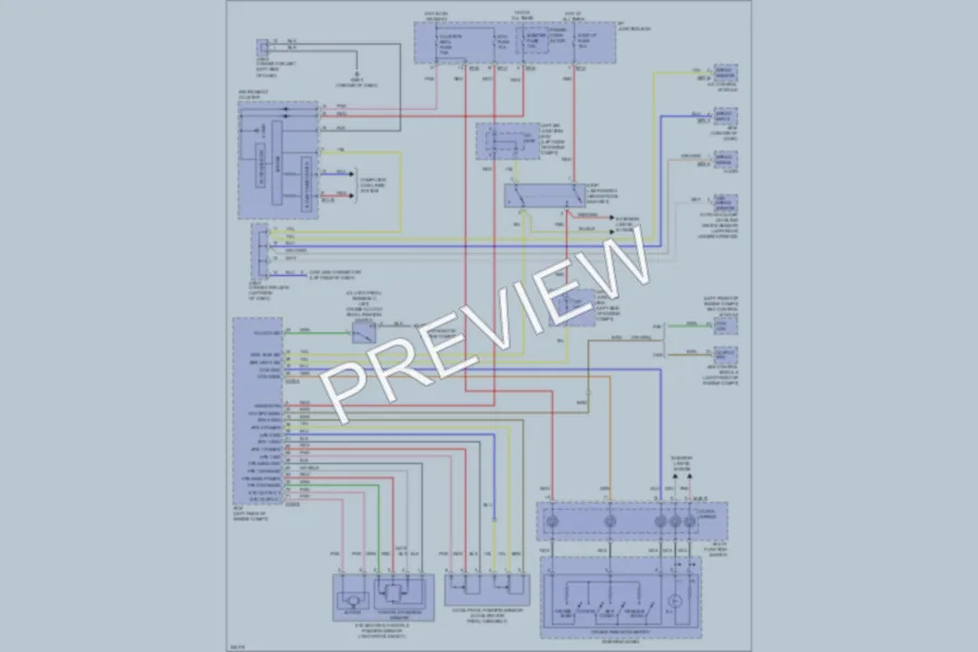 2010 Hyundai Genesis Cruise Control wiring diagram preview