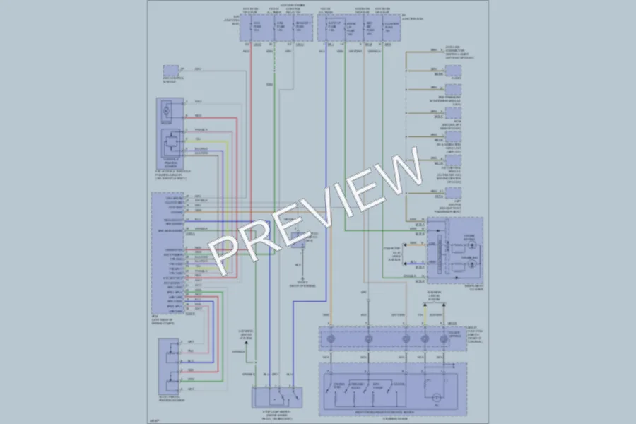 2010 Hyundai SantaFe Cruise Control wiring diagram preview