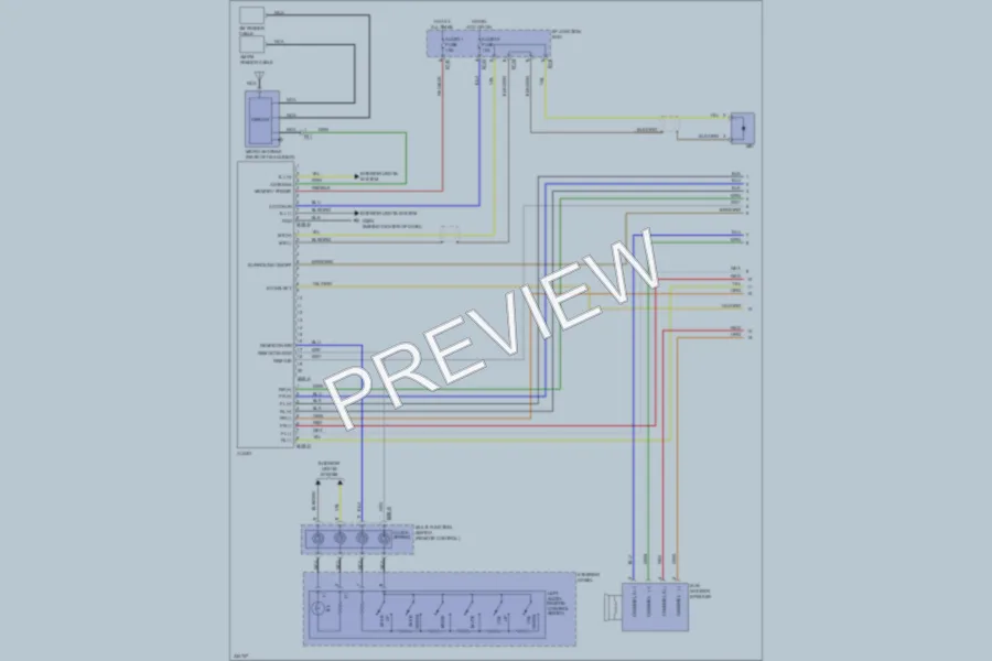 2010 Hyundai SantaFe Radio wiring diagram preview