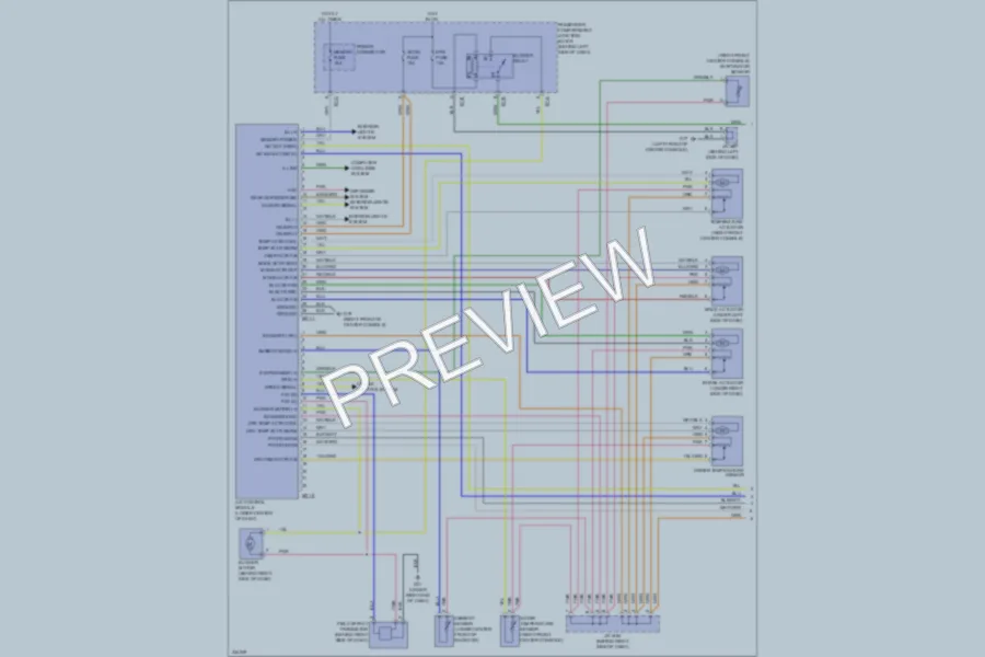 2010 Hyundai Sonata Air Conditioning wiring diagram preview