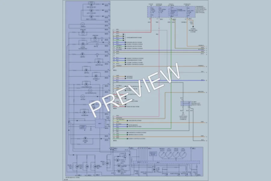 2010 Hyundai Sonata Instrument Cluster wiring diagram preview