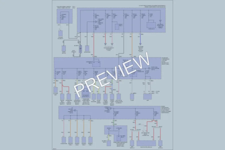 2010 Hyundai Sonata Power Distribution wiring diagram preview