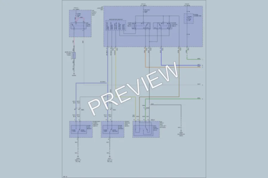 2010 Hyundai Tucson Anti Theft wiring diagram preview