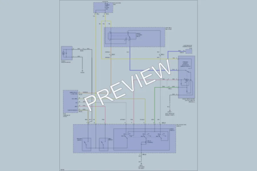2010 Hyundai Tucson Wiper Washer wiring diagram preview