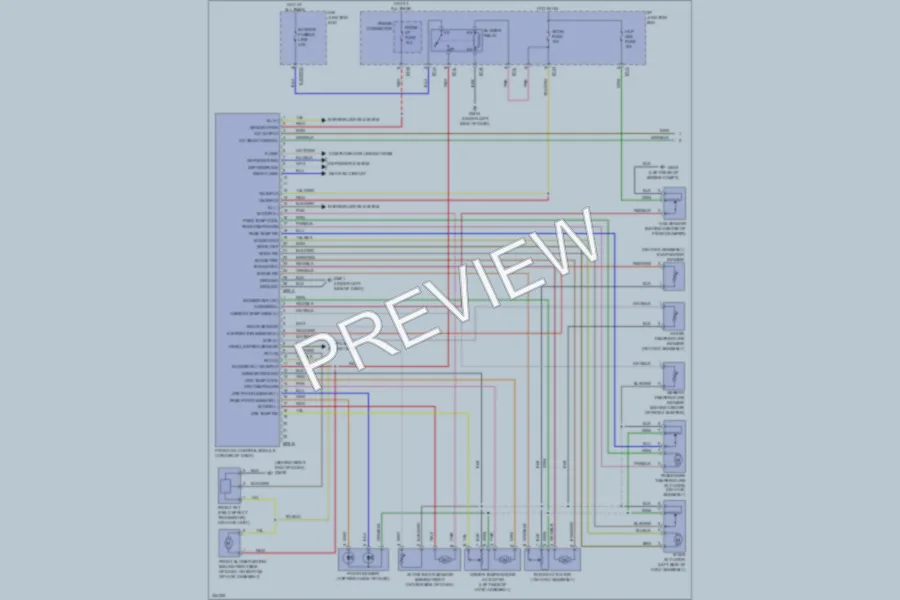 2010 Hyundai Veracruz Air Conditioning wiring diagram preview