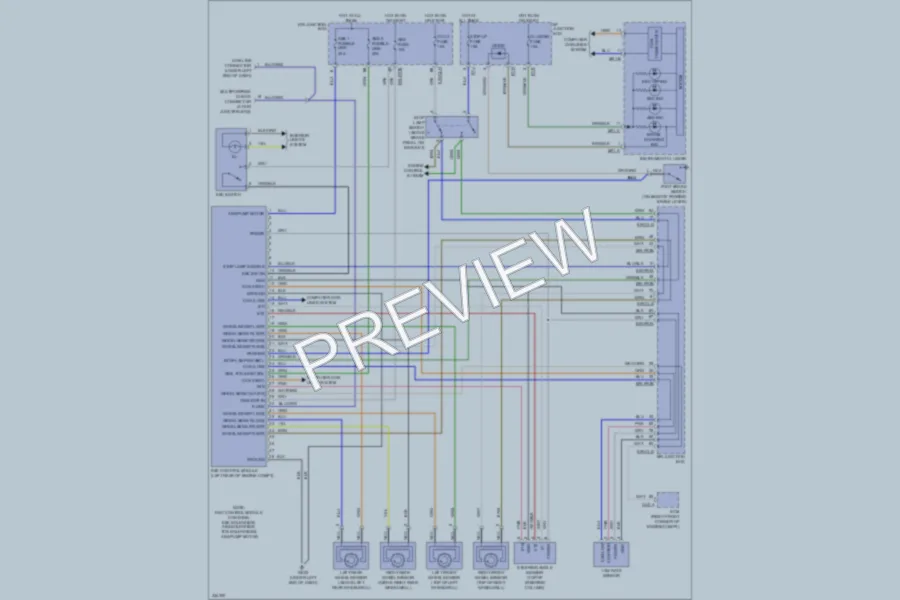 2010 Hyundai Veracruz Anti Lock Brakes wiring diagram preview