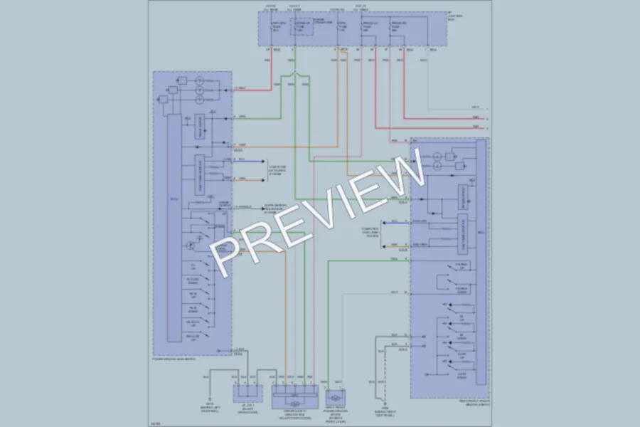2010 Hyundai Veracruz Power Windows wiring diagram preview