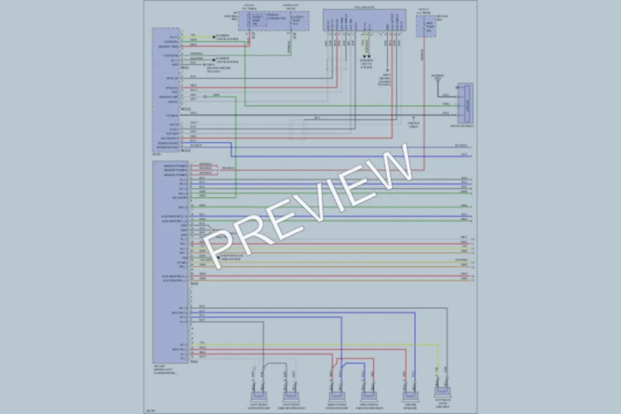 2010 Hyundai Veracruz Radio wiring diagram preview