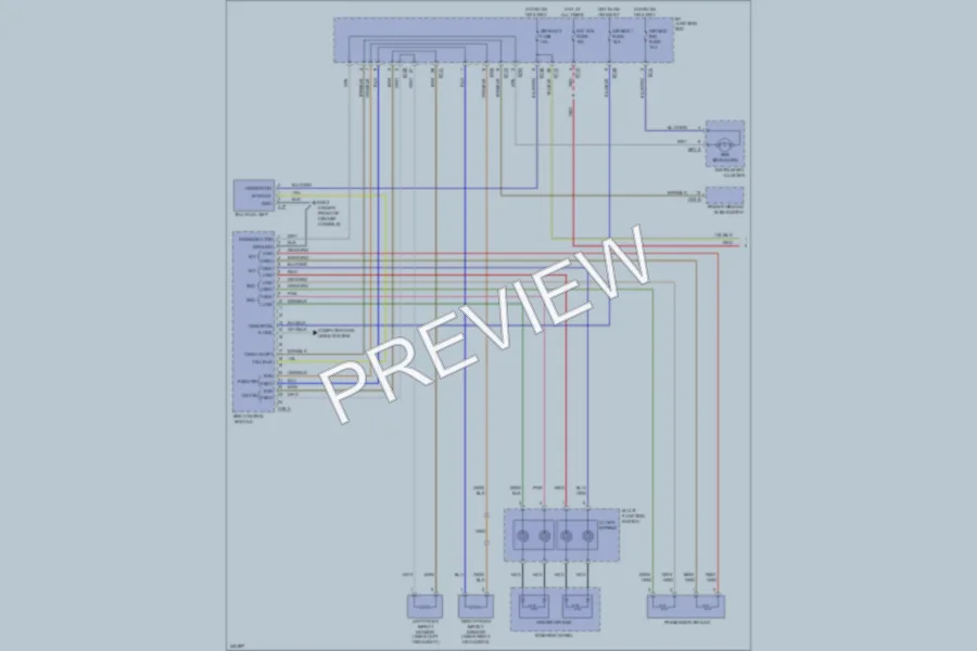 2010 Hyundai Veracruz Supplemental Restraints wiring diagram preview