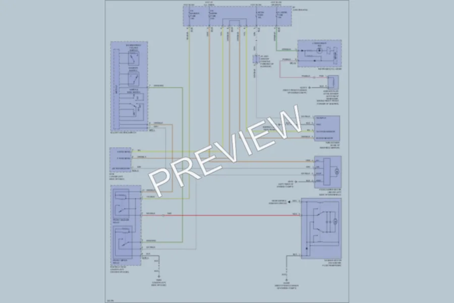 2010 Hyundai Veracruz Wiper Washer wiring diagram preview